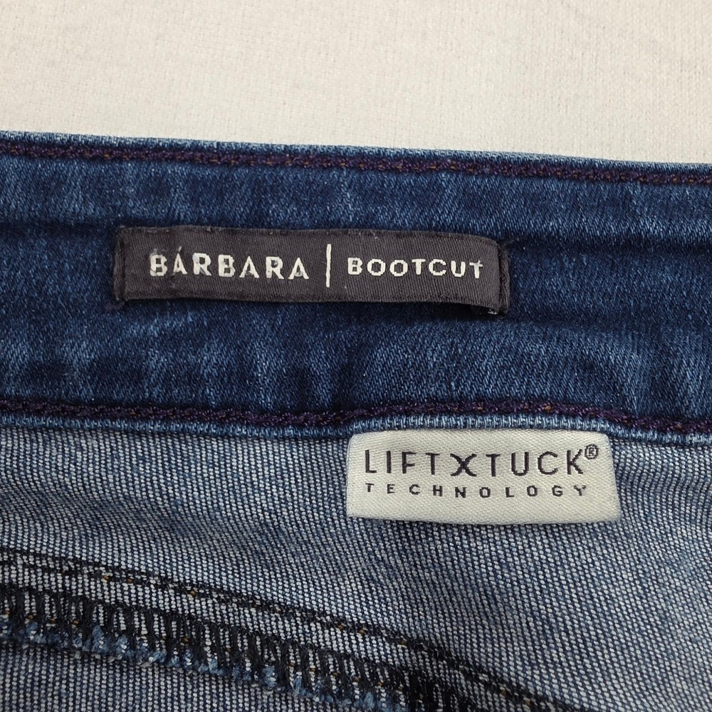 NYDJ Barbara Bootcut Jeans Cooper Wash Blue Denim MDNM2044-COOP-1 Size 12 - Picture 3 of 16